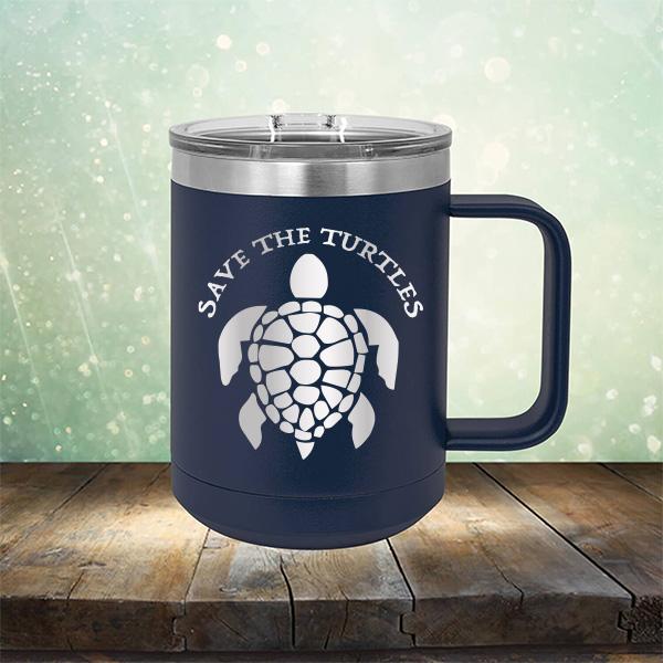 Save The Turtles - Laser Etched Tumbler Mug