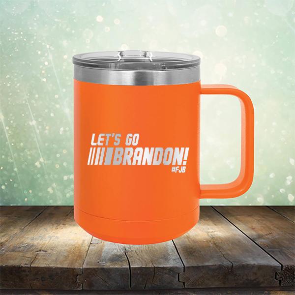 Let&#39;s Go Brandon FJB Racing - Laser Etched Tumbler Mug