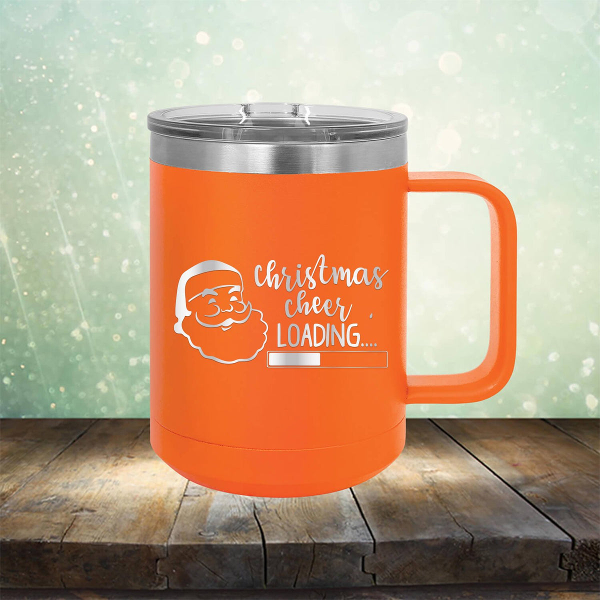 Christmas Cheer Loading - Laser Etched Tumbler Mug