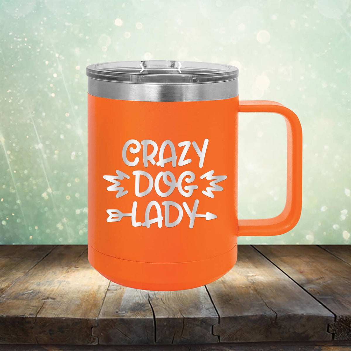 Crazy Dog Lady - Laser Etched Tumbler Mug