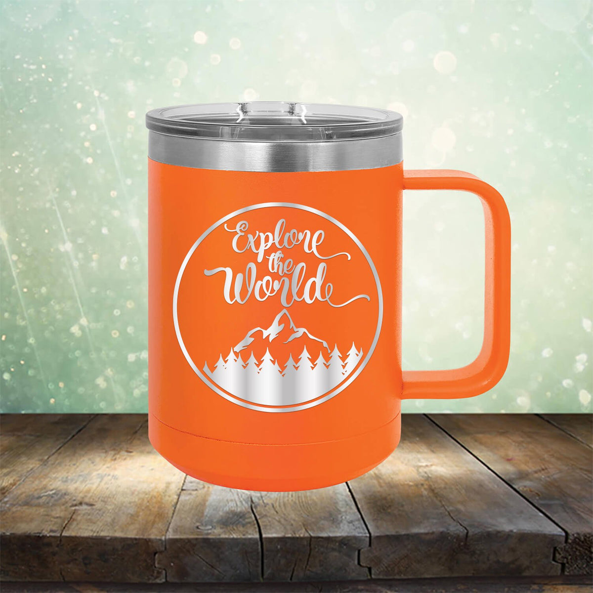 Explore The World - Laser Etched Tumbler Mug