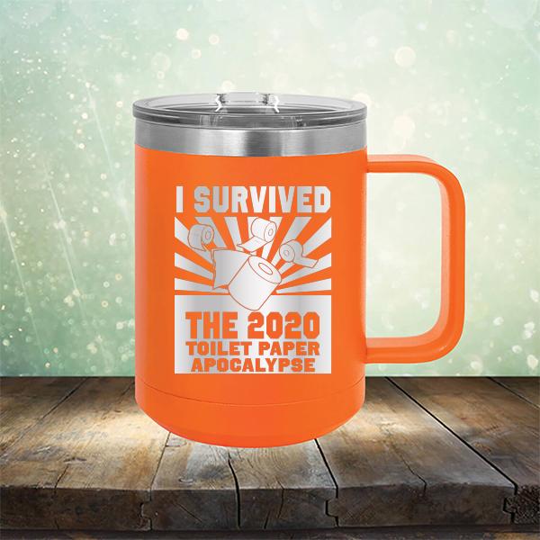 I Survived 2020 Toilet Paper Apocalypse - Laser Etched Tumbler Mug