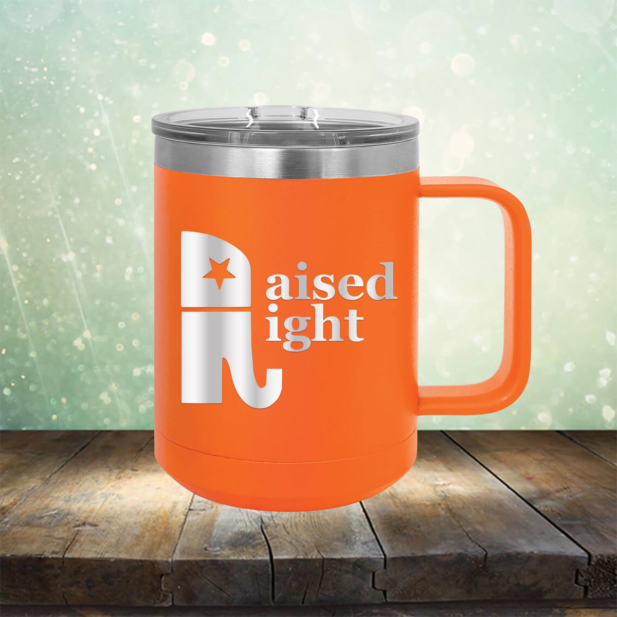 Elephant Raised Right - Laser Etched Tumbler Mug