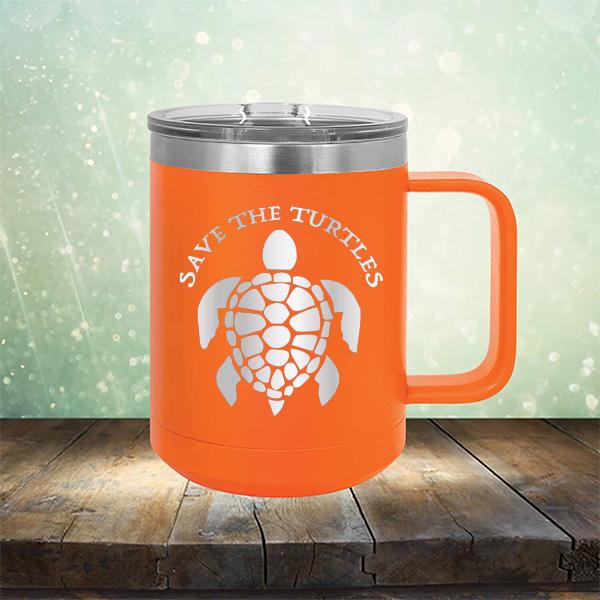 Save The Turtles - Laser Etched Tumbler Mug