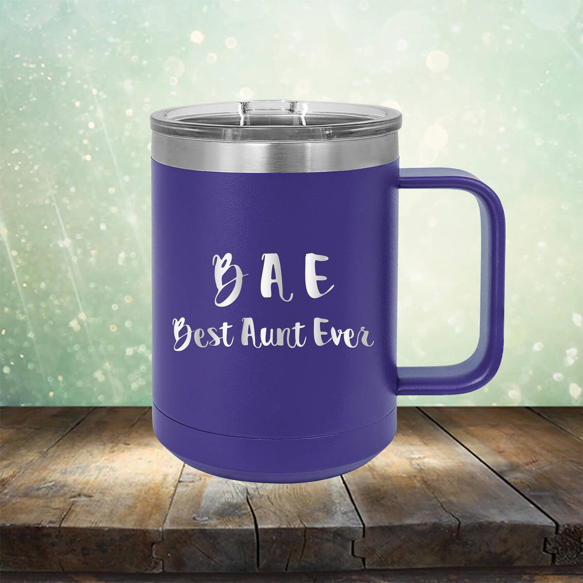 BAE Best Aunt Ever - Laser Etched Tumbler Mug