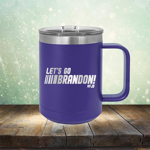 Let&#39;s Go Brandon FJB Racing - Laser Etched Tumbler Mug