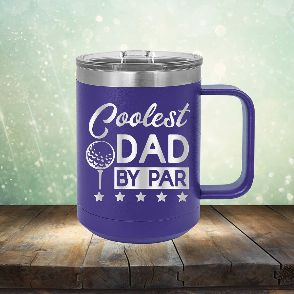 Coolest Dad By Par - Laser Etched Tumbler Mug