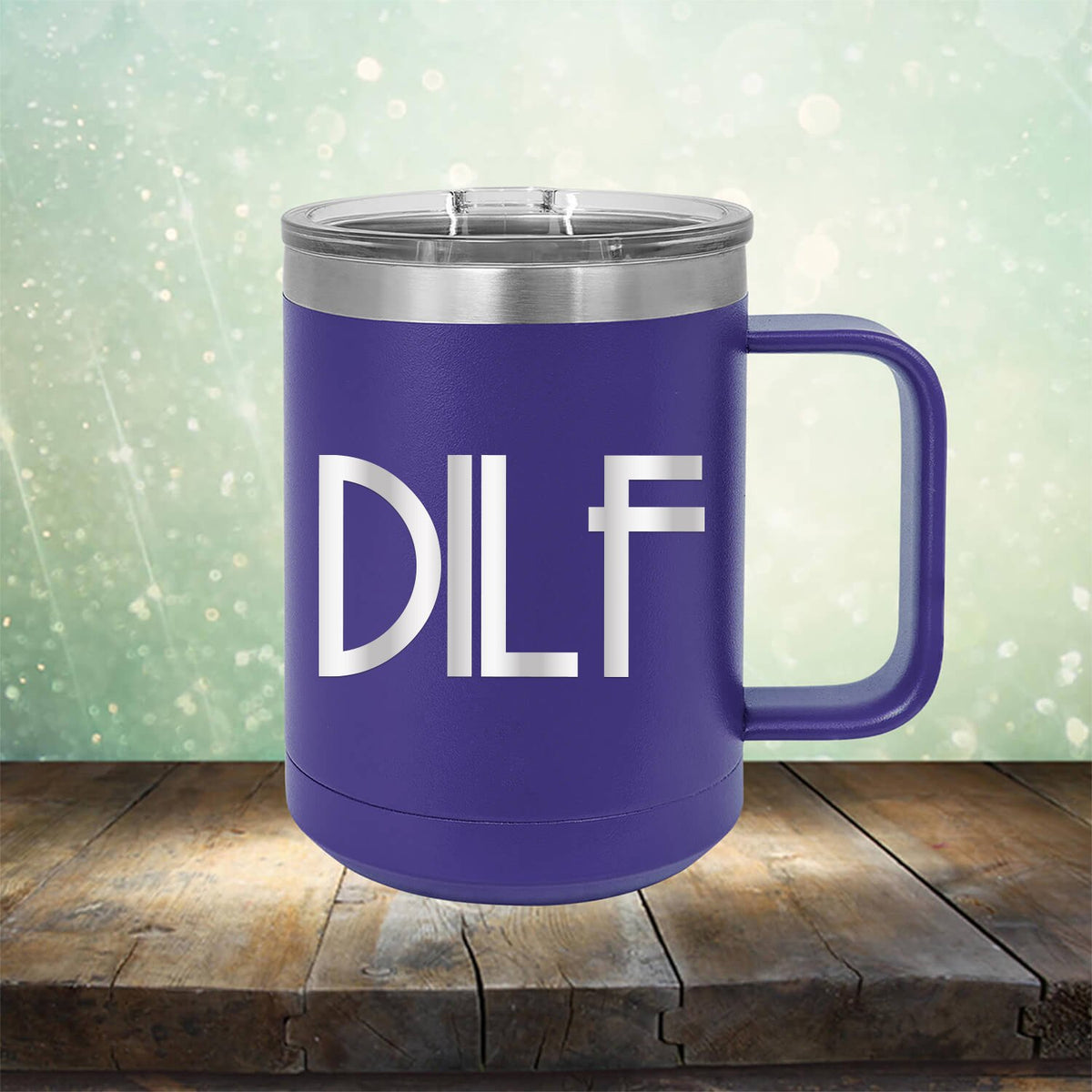 DILF - Laser Etched Tumbler Mug