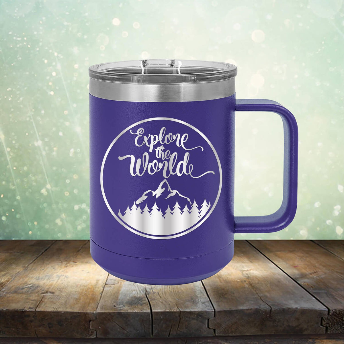 Explore The World - Laser Etched Tumbler Mug