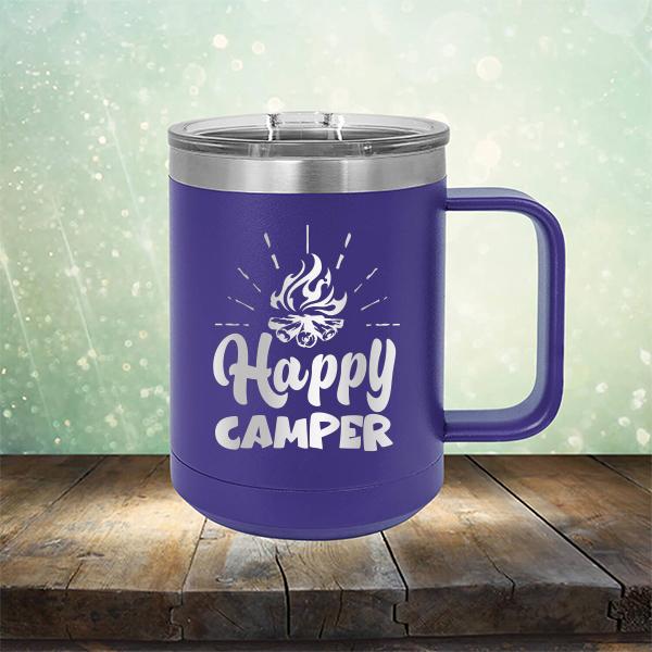 Happy Camper - Laser Etched Tumbler Mug