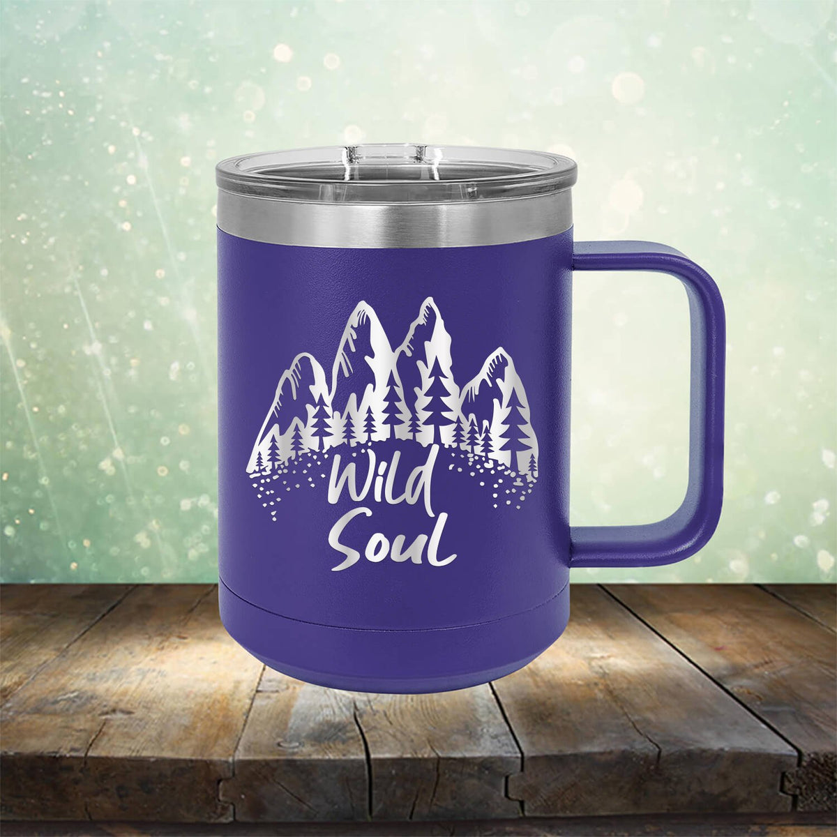 Mountain Wild Soul - Laser Etched Tumbler Mug