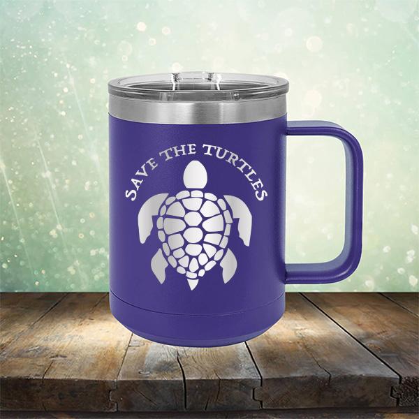 Save The Turtles - Laser Etched Tumbler Mug