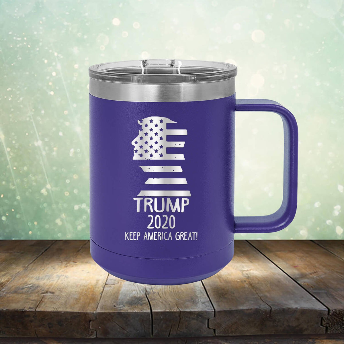 Trump 2020 Keep America Great - Laser Etched Tumbler Mug