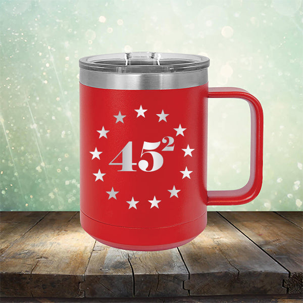 45 Squared - Laser Etched Tumbler Mug