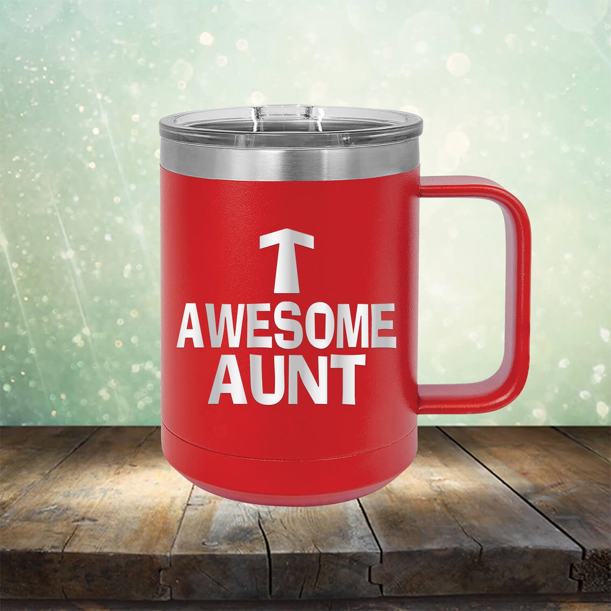 Awesome Aunt - Laser Etched Tumbler Mug