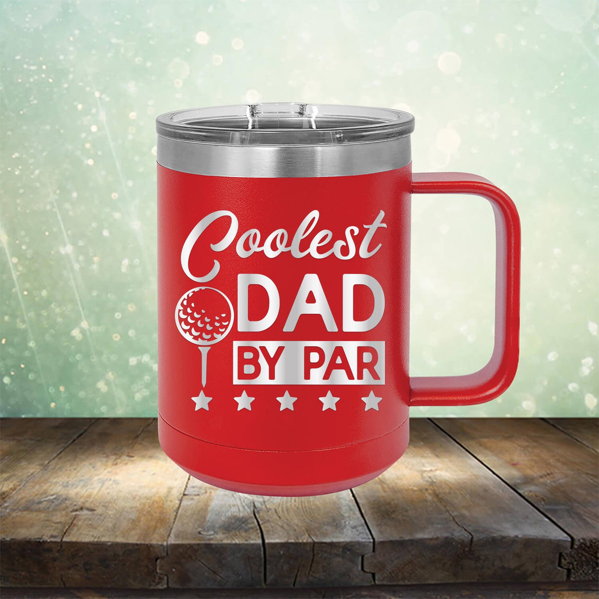 Coolest Dad By Par - Laser Etched Tumbler Mug