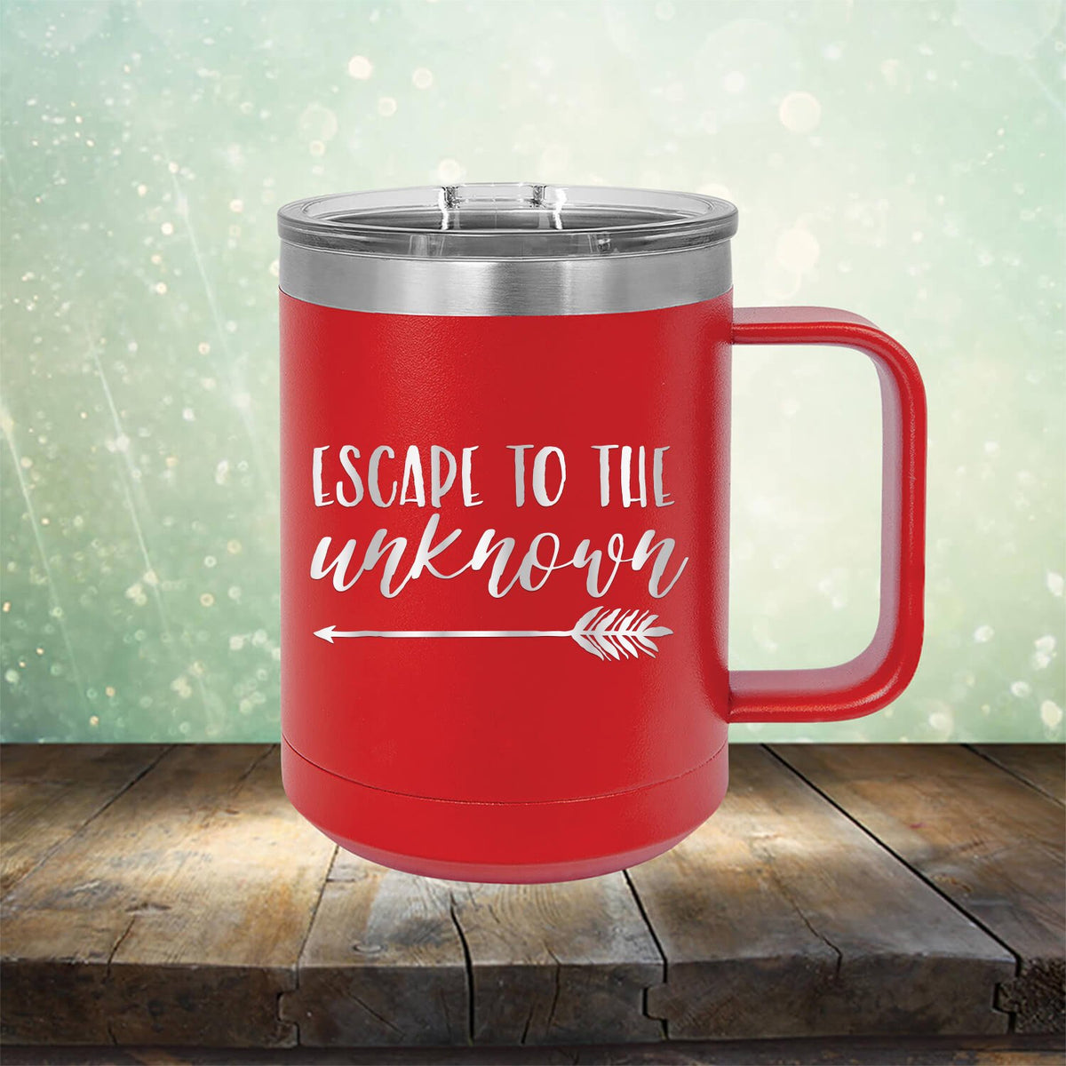 Escape to The Unknown - Laser Etched Tumbler Mug