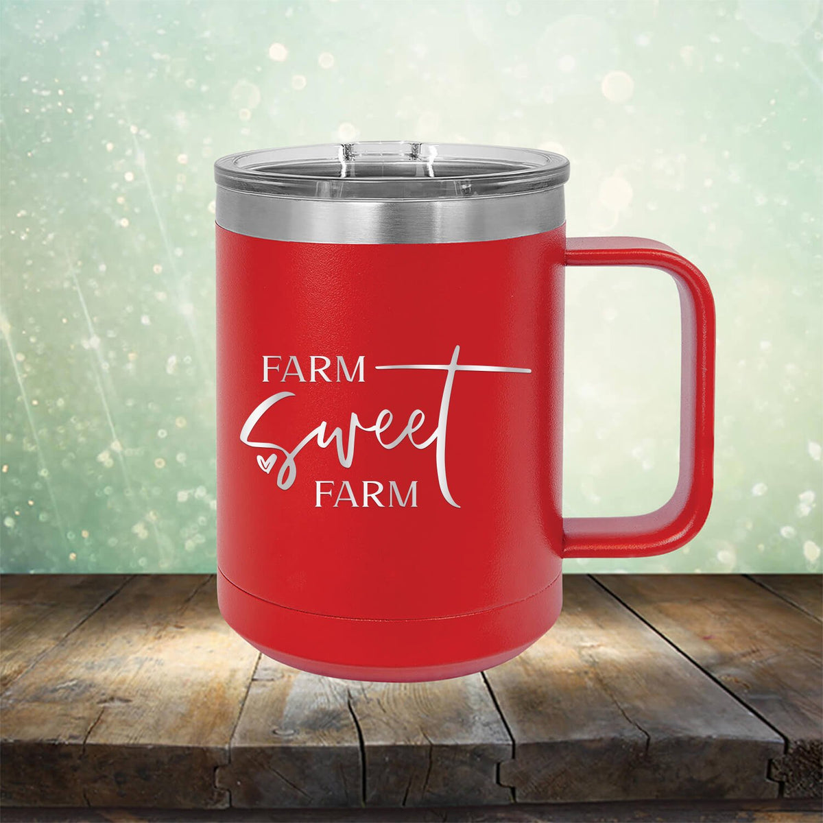 Farm Sweet Farm - Laser Etched Tumbler Mug