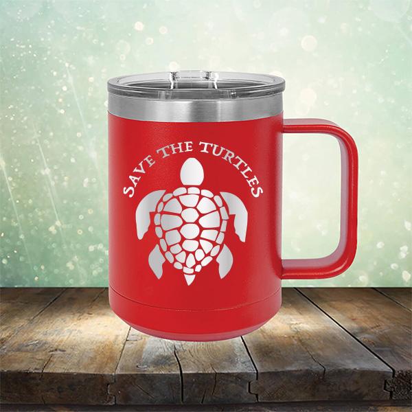 Save The Turtles - Laser Etched Tumbler Mug