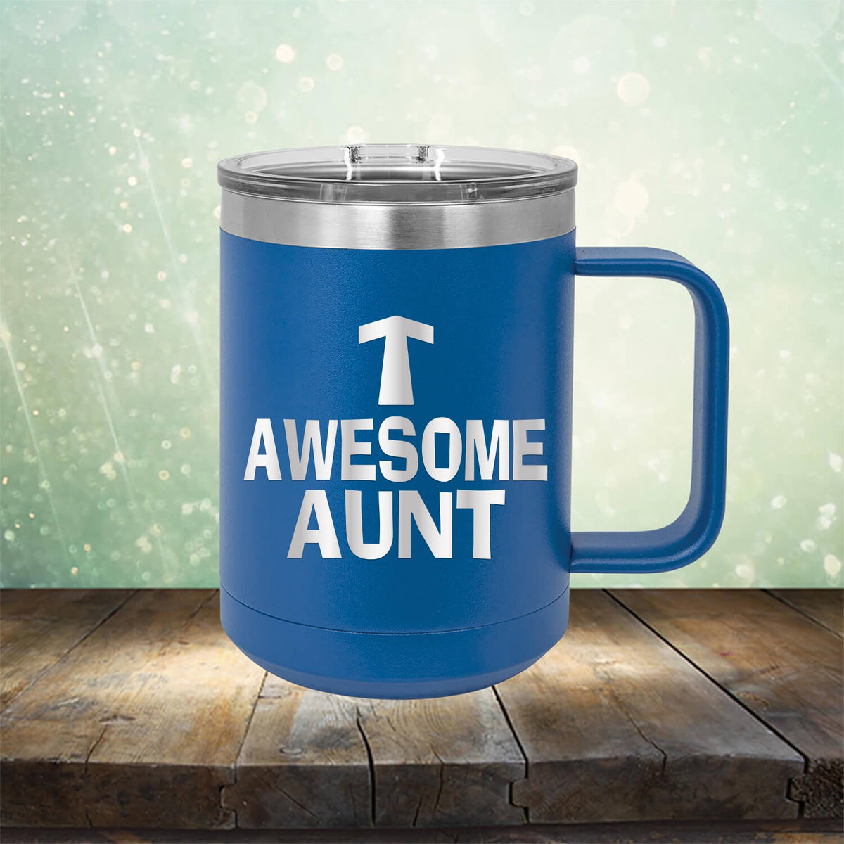 Awesome Aunt - Laser Etched Tumbler Mug