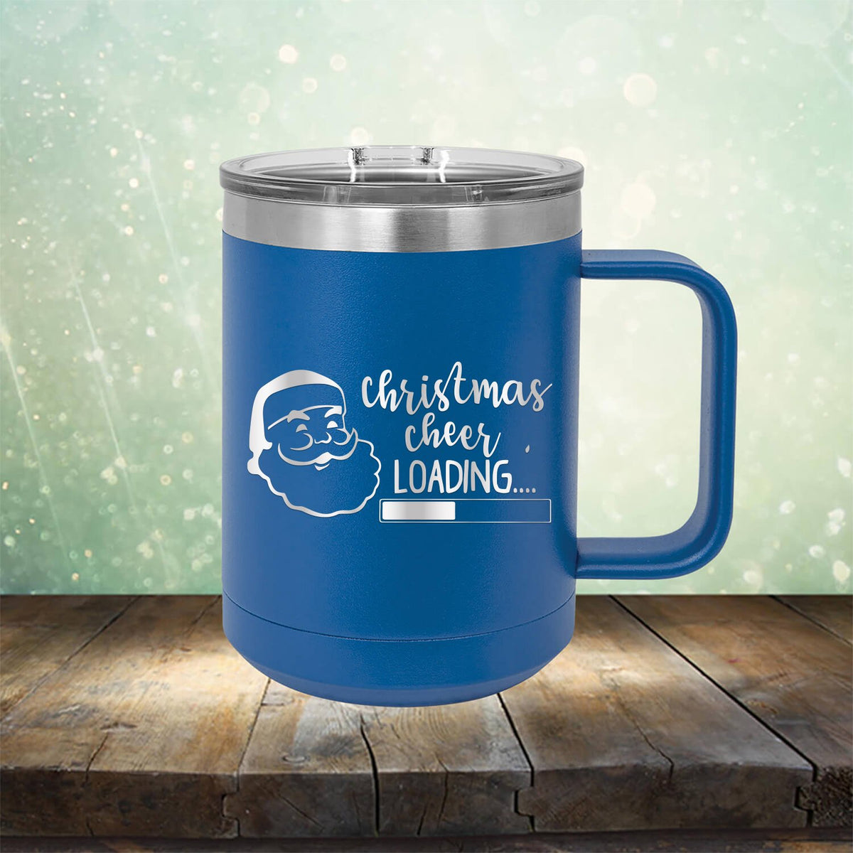Christmas Cheer Loading - Laser Etched Tumbler Mug