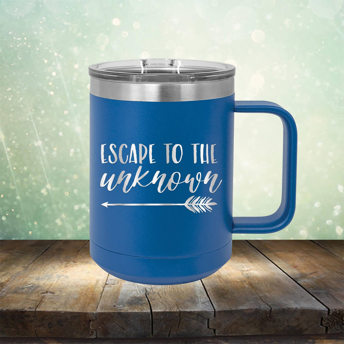 Escape to The Unknown - Laser Etched Tumbler Mug