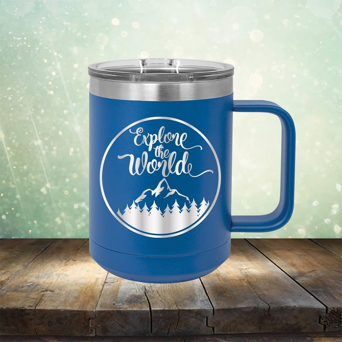 Explore The World - Laser Etched Tumbler Mug