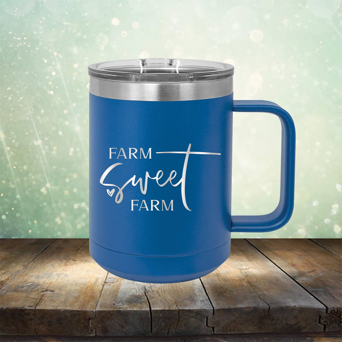 Farm Sweet Farm - Laser Etched Tumbler Mug