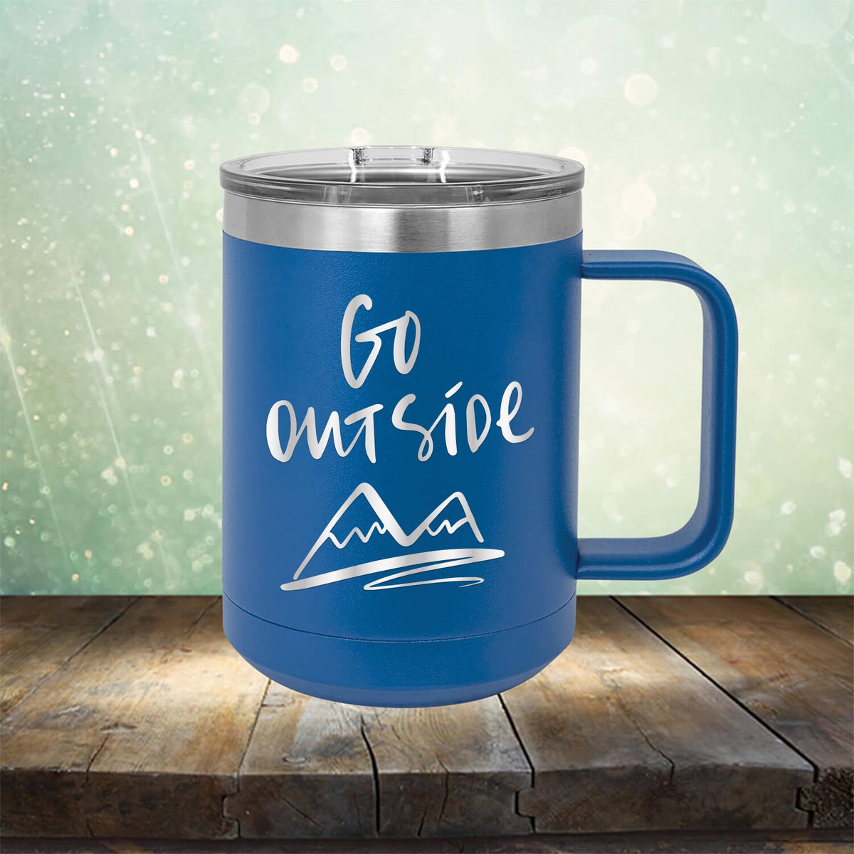 Go Outside - Laser Etched Tumbler Mug