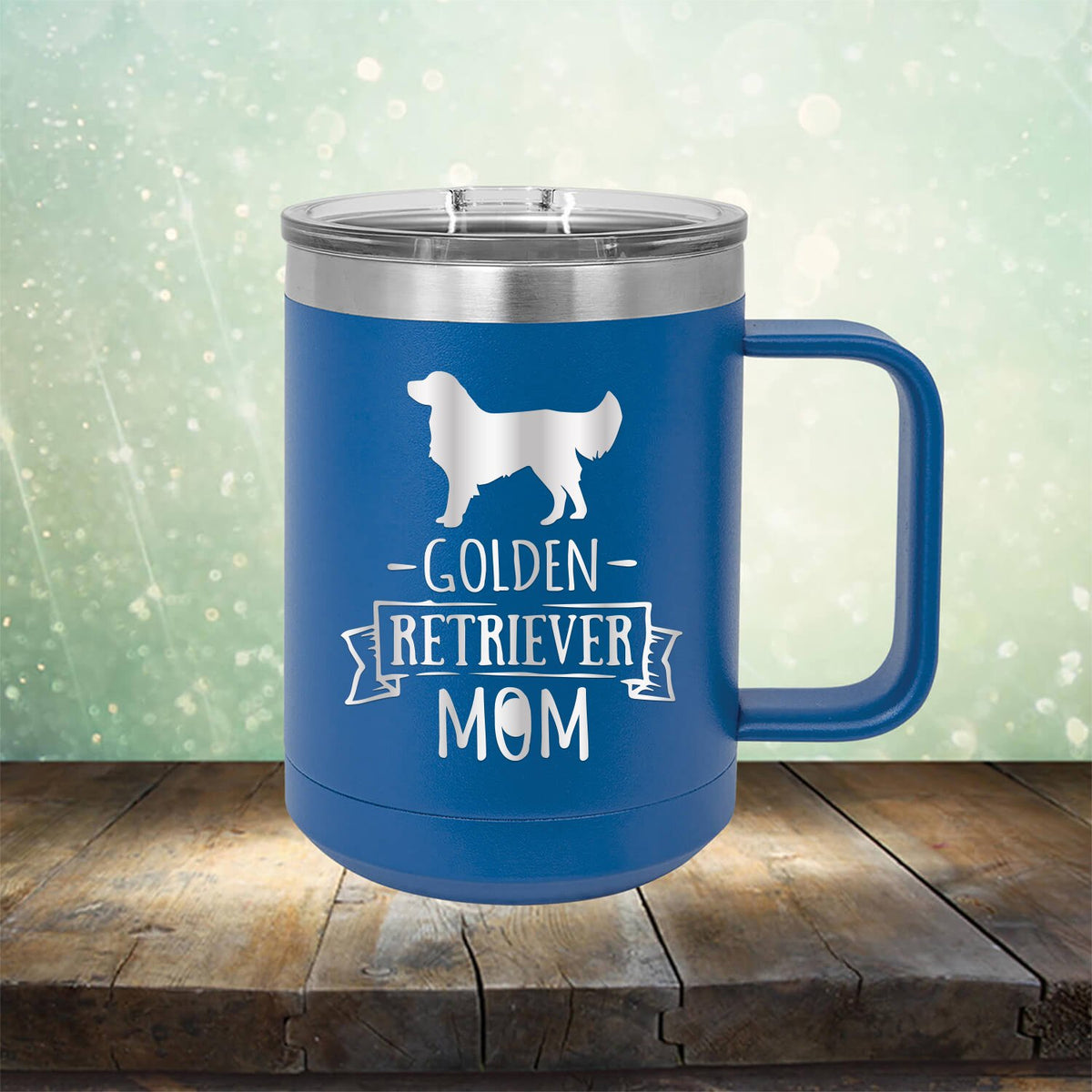 Golden Retriever Mom - Laser Etched Tumbler Mug