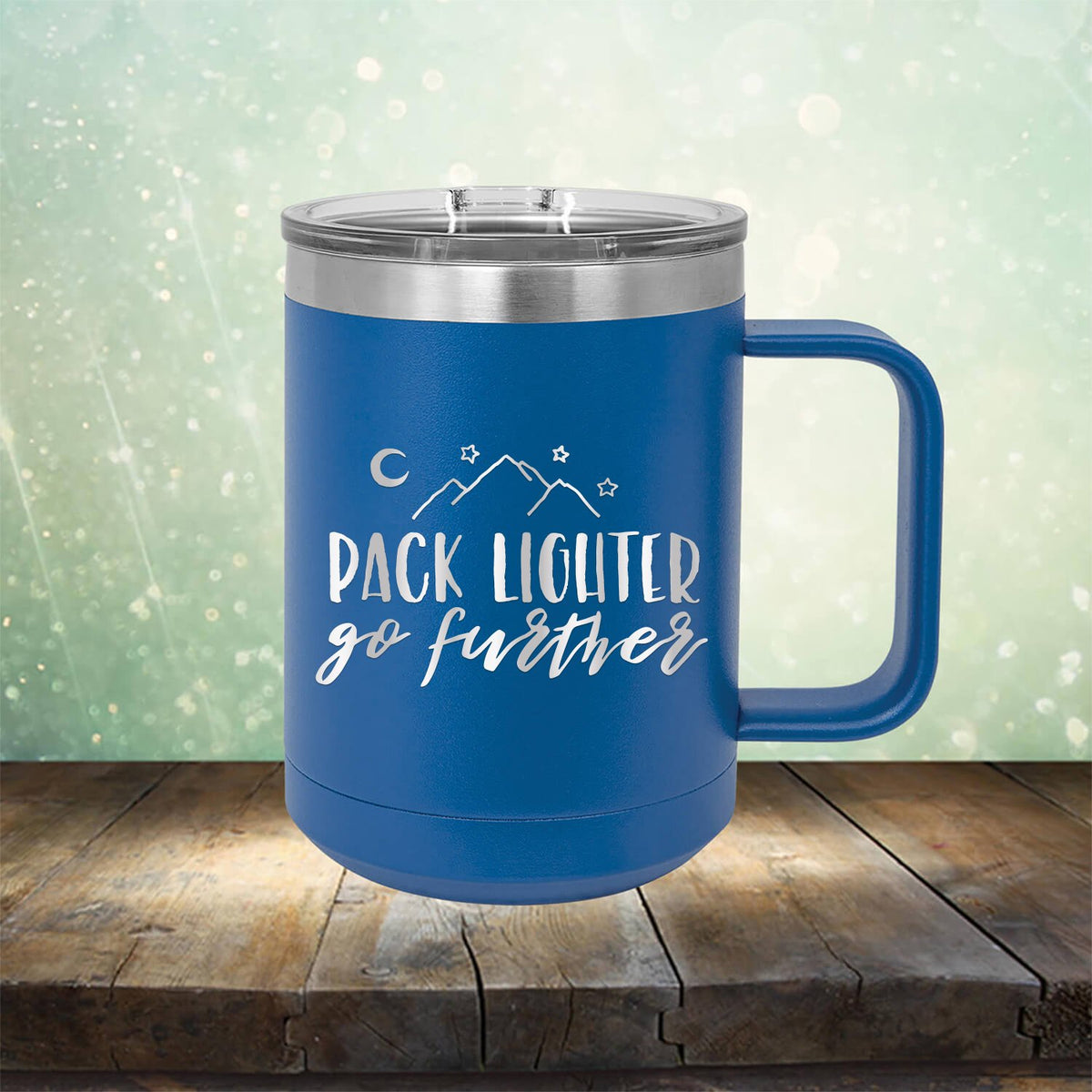 Pack Lighter Go Further - Laser Etched Tumbler Mug