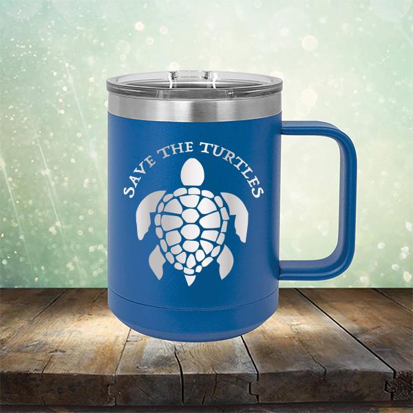 Save The Turtles - Laser Etched Tumbler Mug