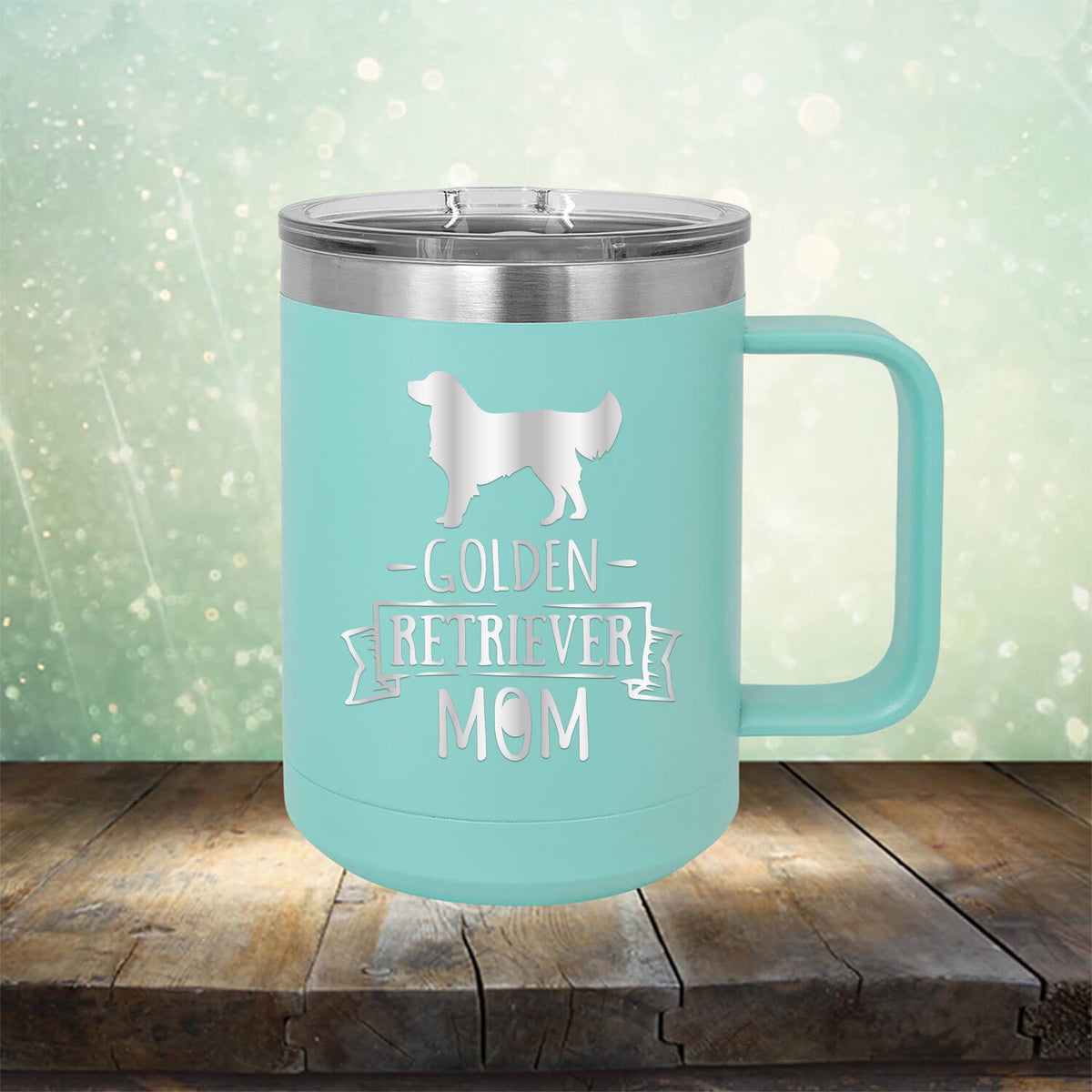 Golden Retriever Mom - Laser Etched Tumbler Mug