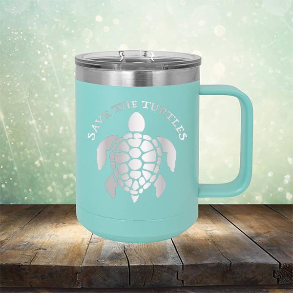 Save The Turtles - Laser Etched Tumbler Mug