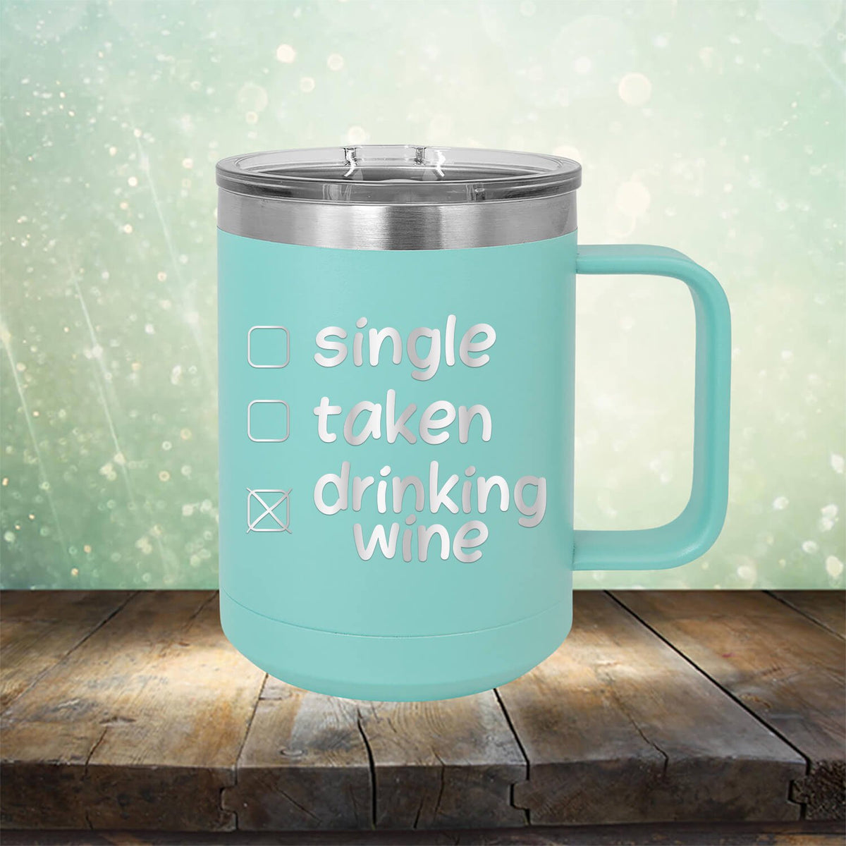 Single Taken Drinking Wine
