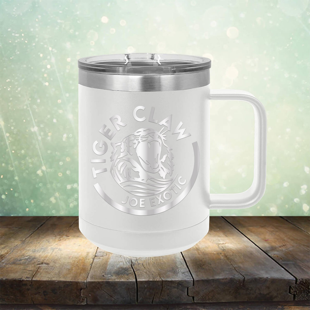 Tiger Claw Joe Exotic - Laser Etched Tumbler Mug