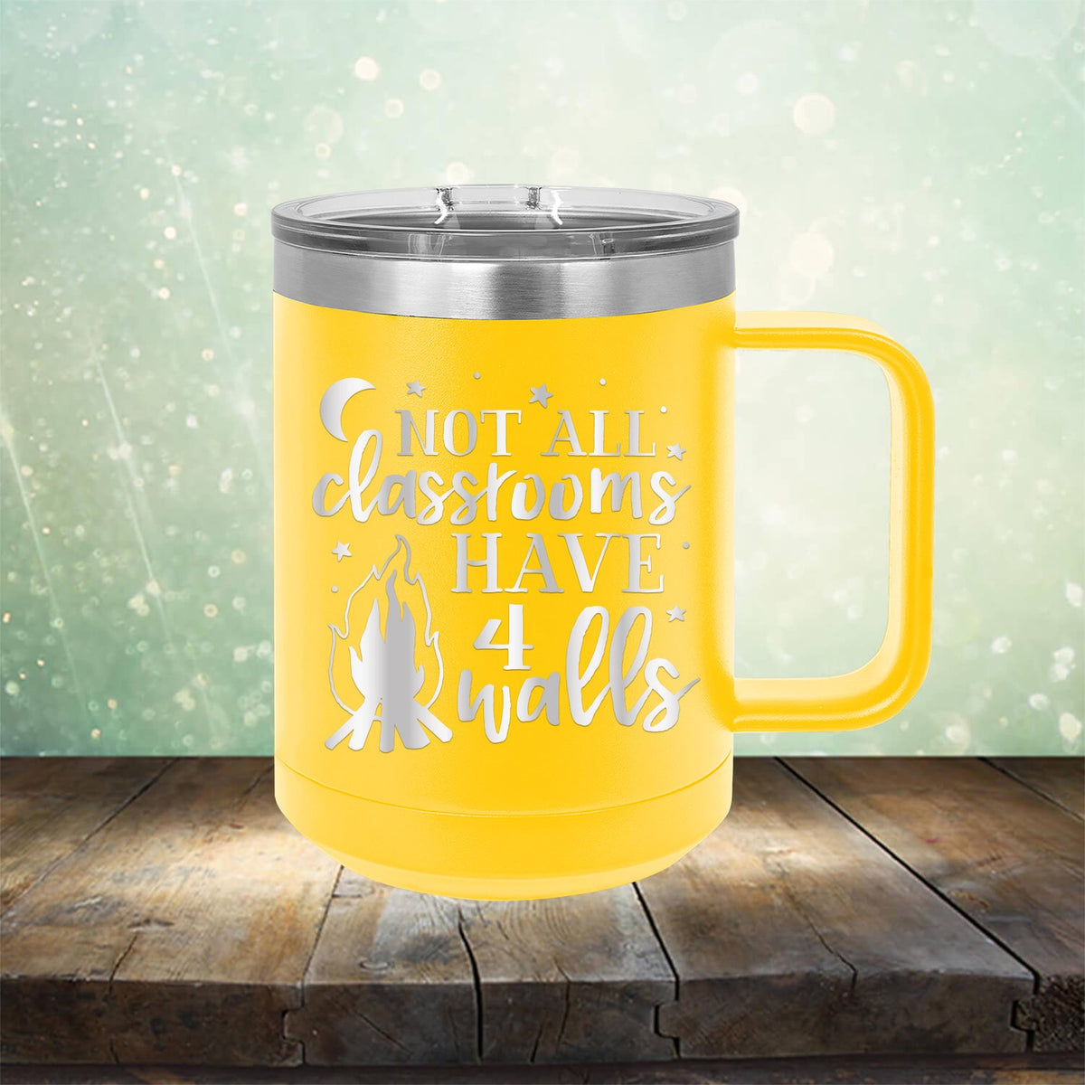 Not All Classrooms Have 4 Walls - Laser Etched Tumbler Mug