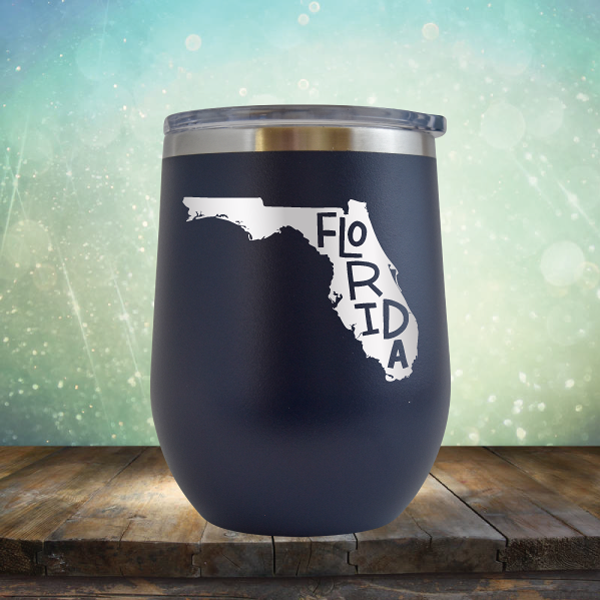 Florida Outline - Stemless Wine Cup