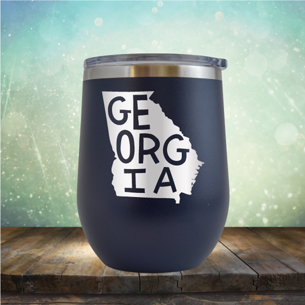Georgia Outlines - Stemless Wine Cup