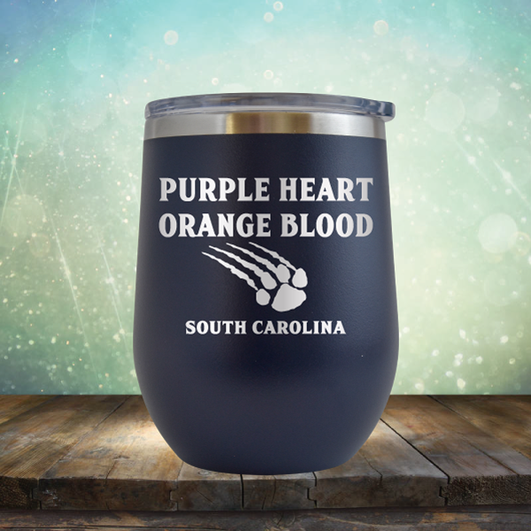 Purple Heart Orange Blood - Stemless Wine Cup