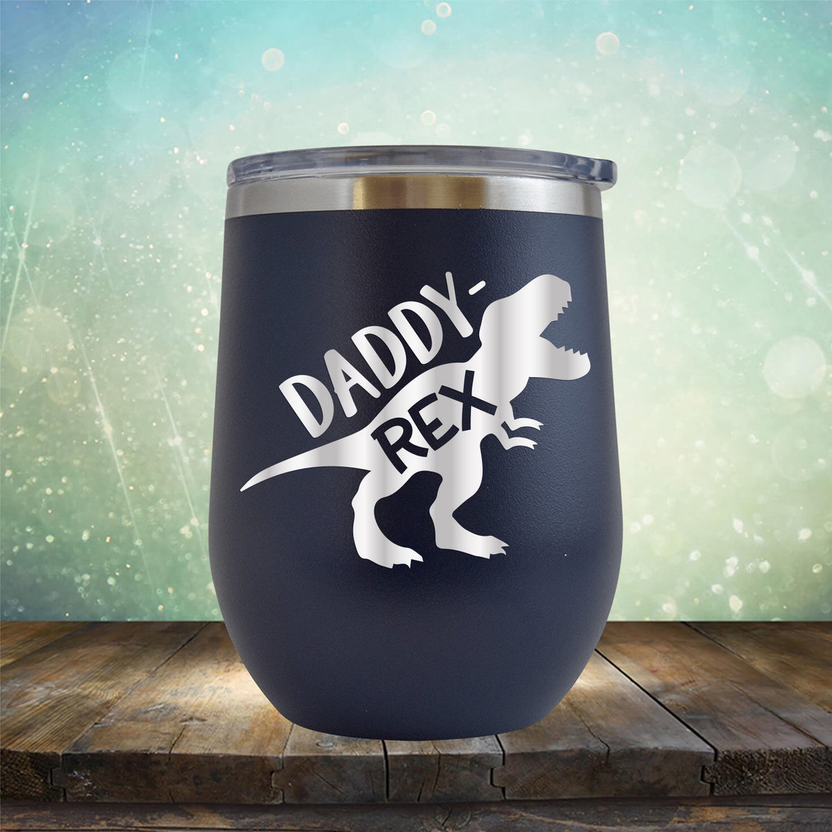 Daddy Rex Dinosaur - Stemless Wine Cup