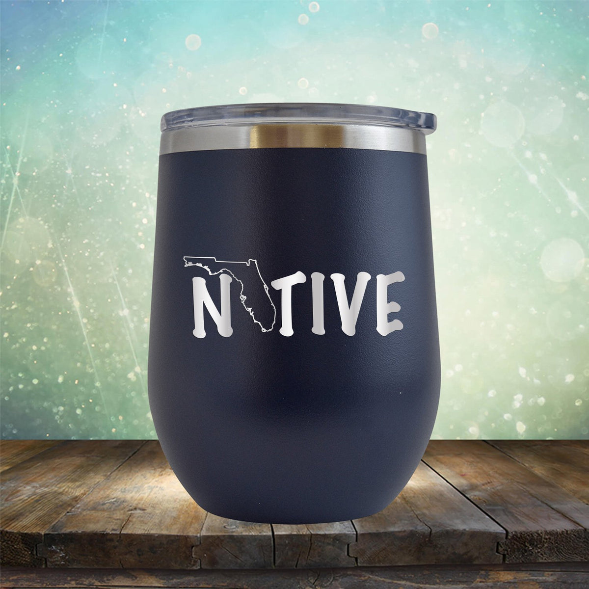 Florida Native Map - Stemless Wine Cup
