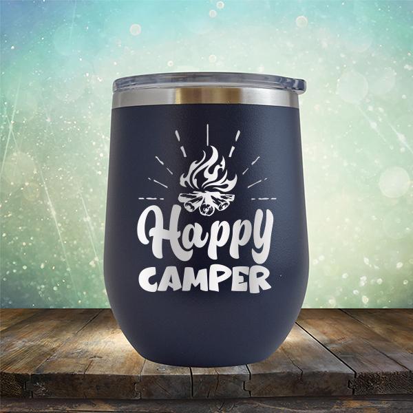 Happy Camper - Stemless Wine Cup