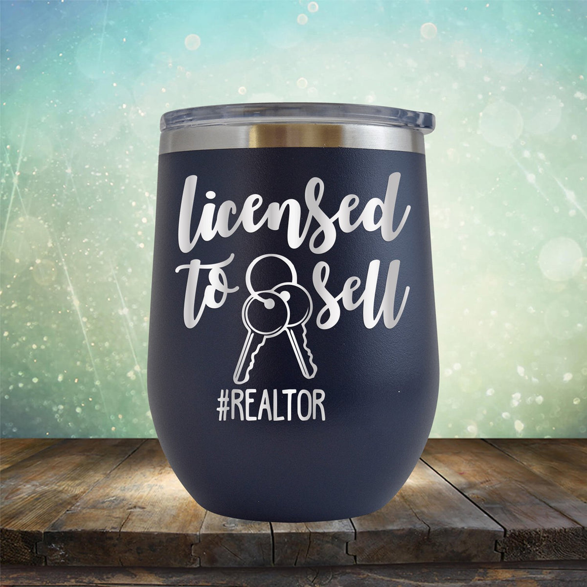 Licensed To Sell - Stemless Wine Cup
