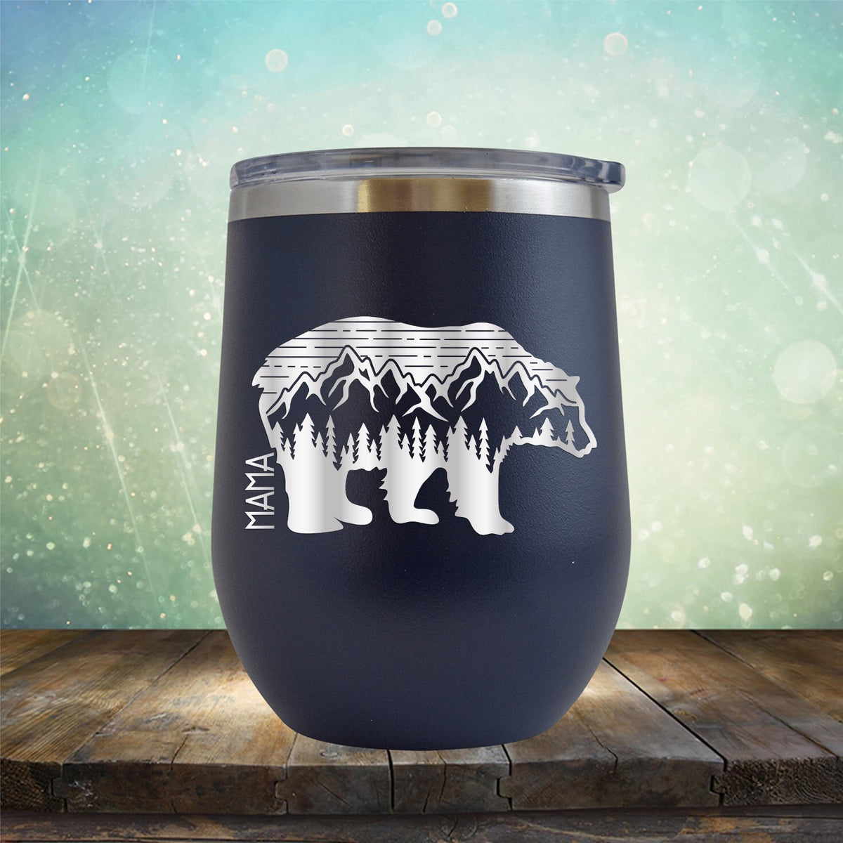 Mama Bear Adventure - Stemless Wine Cup