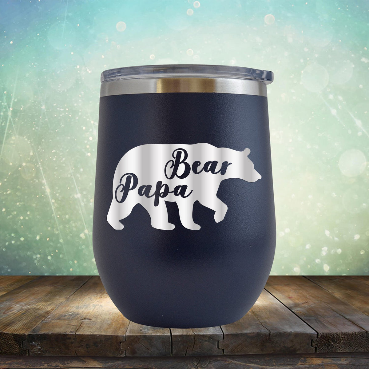 Papa Bear - Stemless Wine Cup