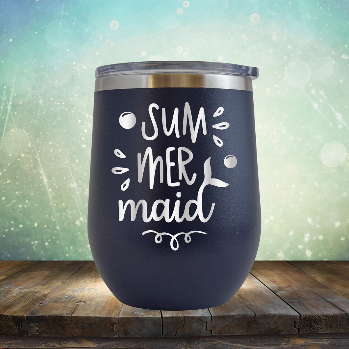 Sum Mer Maid - Stemless Wine Cup