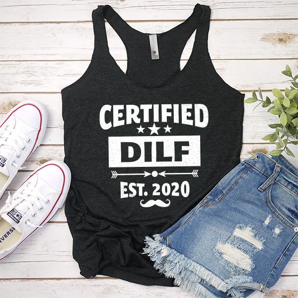 Certified DILF Est. 2020 - Tank Top Racerback