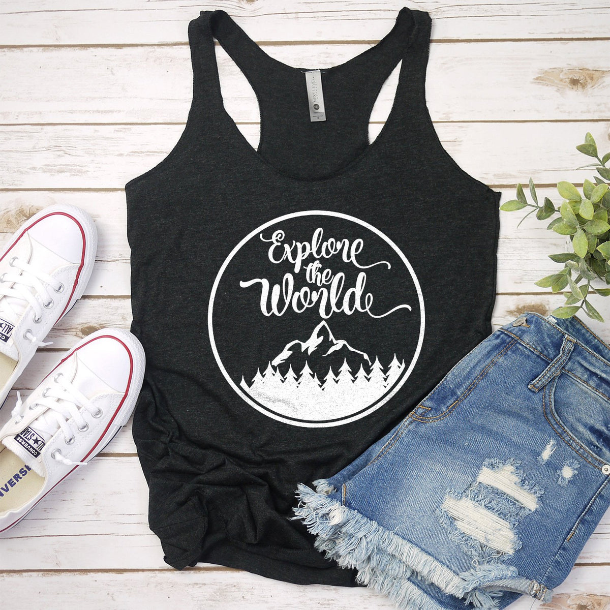 Explore The World - Tank Top Racerback