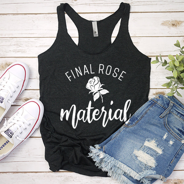 Final Rose Material The Bachelor - Tank Top Racerback
